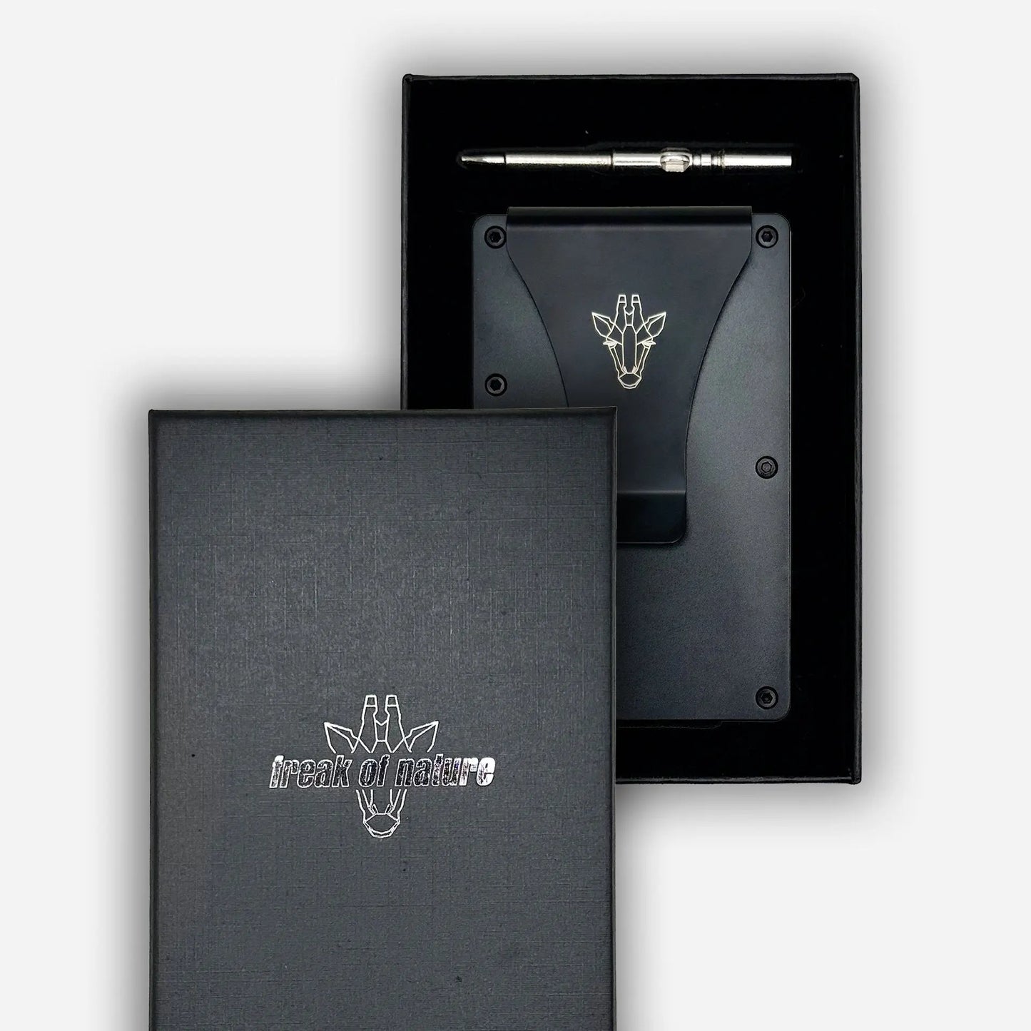 Razor 2.0 Aluminium Cardholder With Money Clip | Black - Freak Of Nature