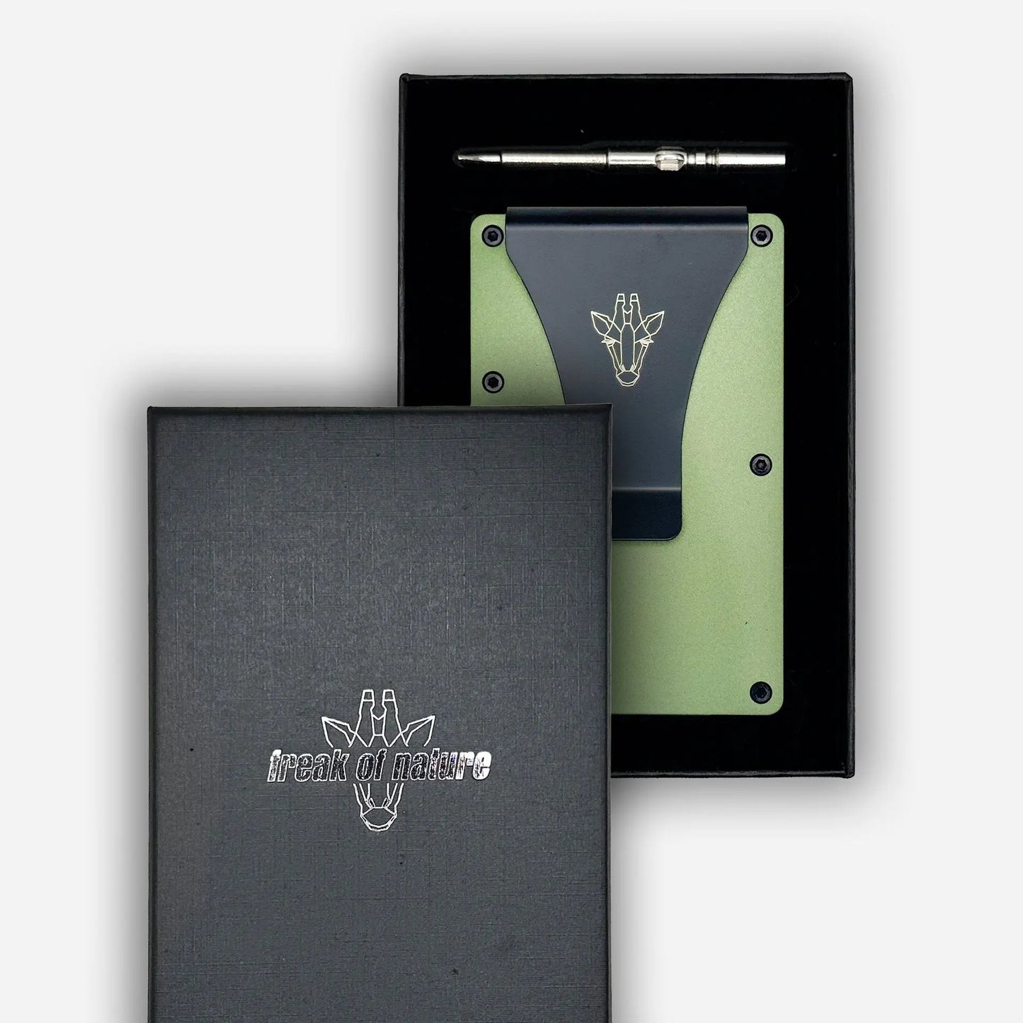 Razor 2.0 Aluminium Cardholder With Money Clip | Sage - Freak Of Nature