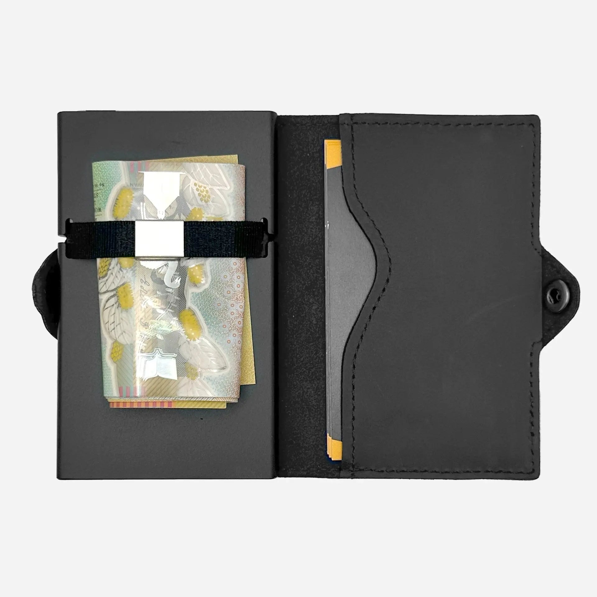 Heritage Leather Wallet | Black - Freak Of Nature