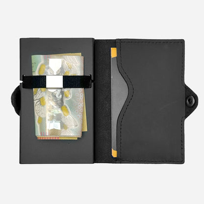 Heritage Leather Wallet | Black - Freak Of Nature