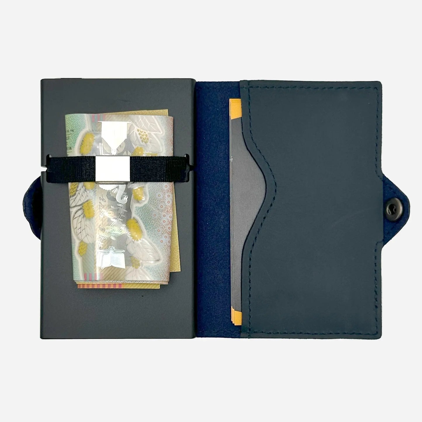 Heritage Leather Wallet | Blue - Freak Of Nature