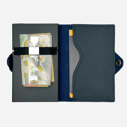 Heritage Leather Wallet | Blue - Freak Of Nature