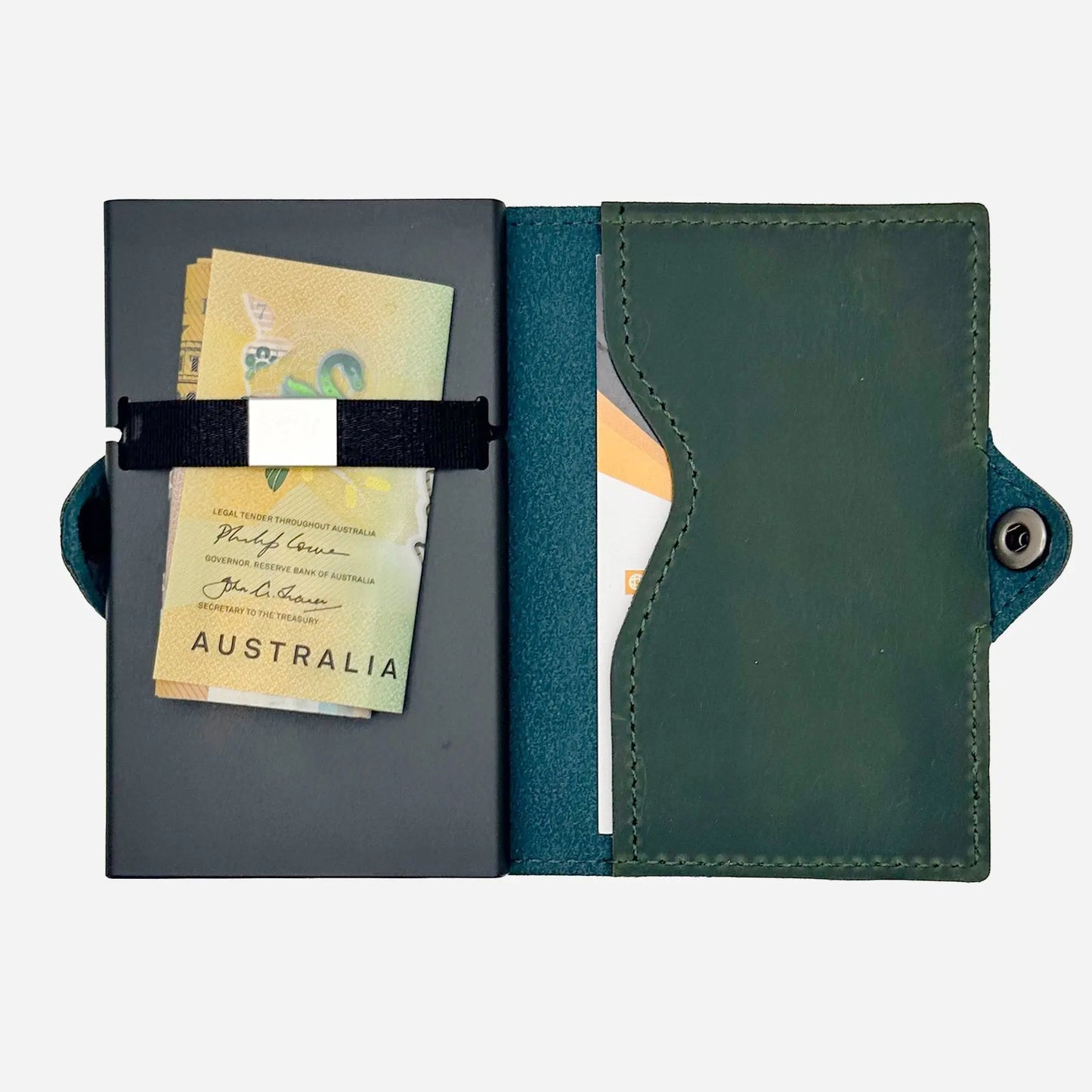 Heritage Leather Wallet | Green - Freak Of Nature