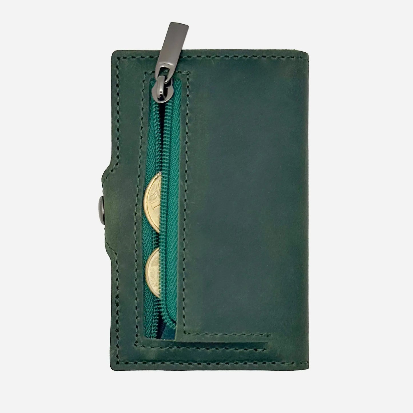 Heritage Leather Wallet | Green - Freak Of Nature